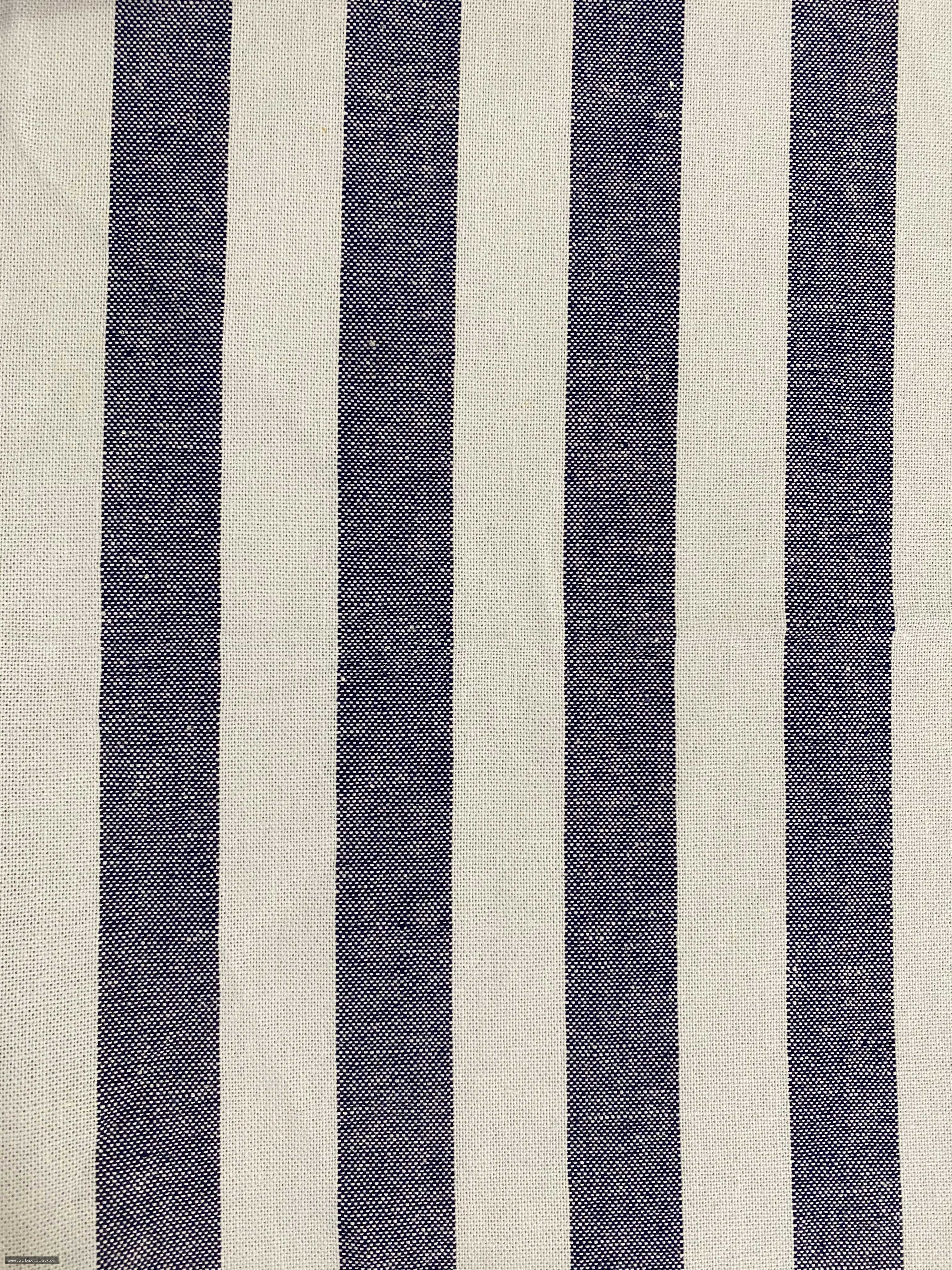 LINEN RAYON COTTON Y/D STRIPE