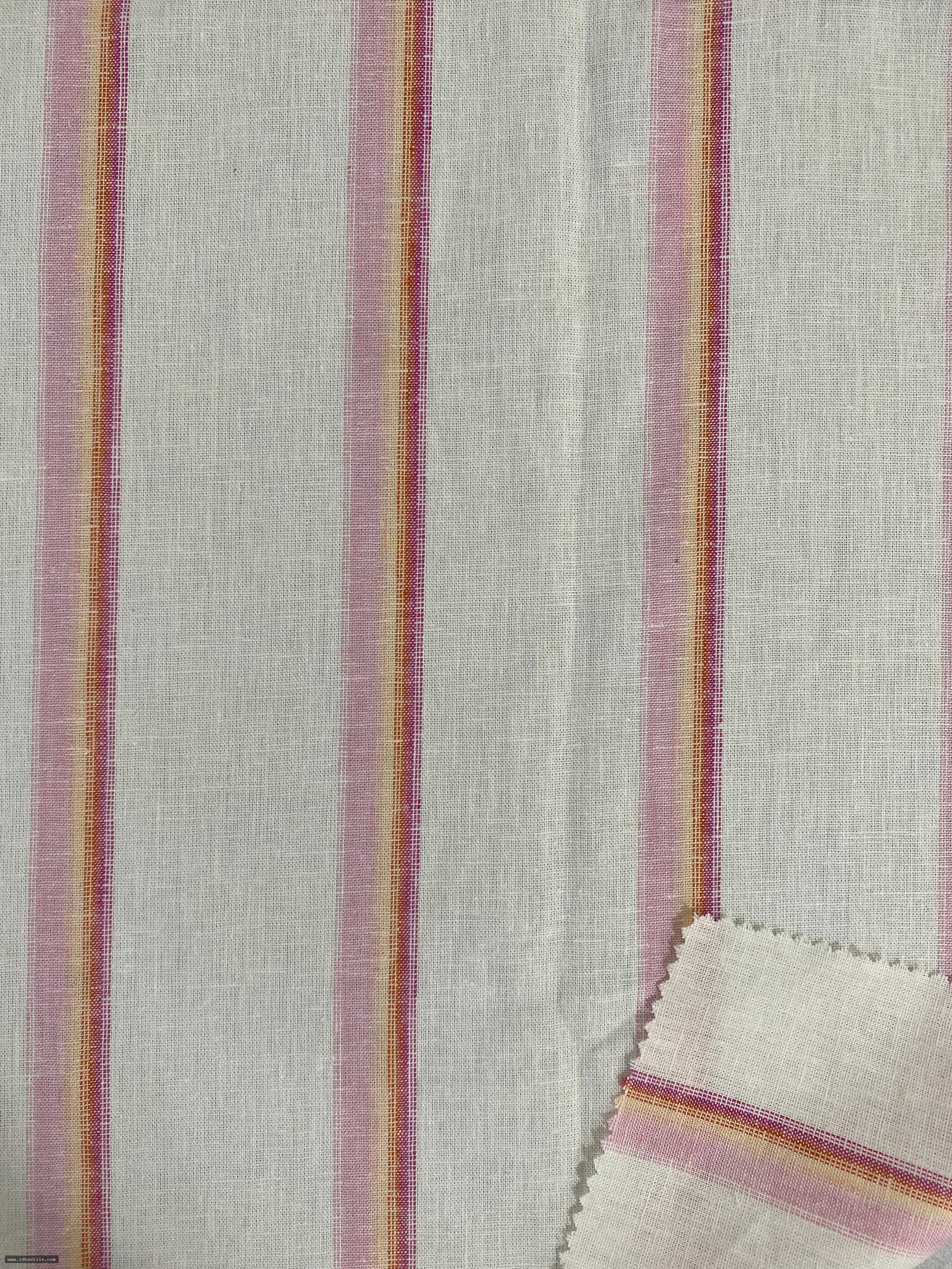 LINEN RAYON Y/D STRIPE