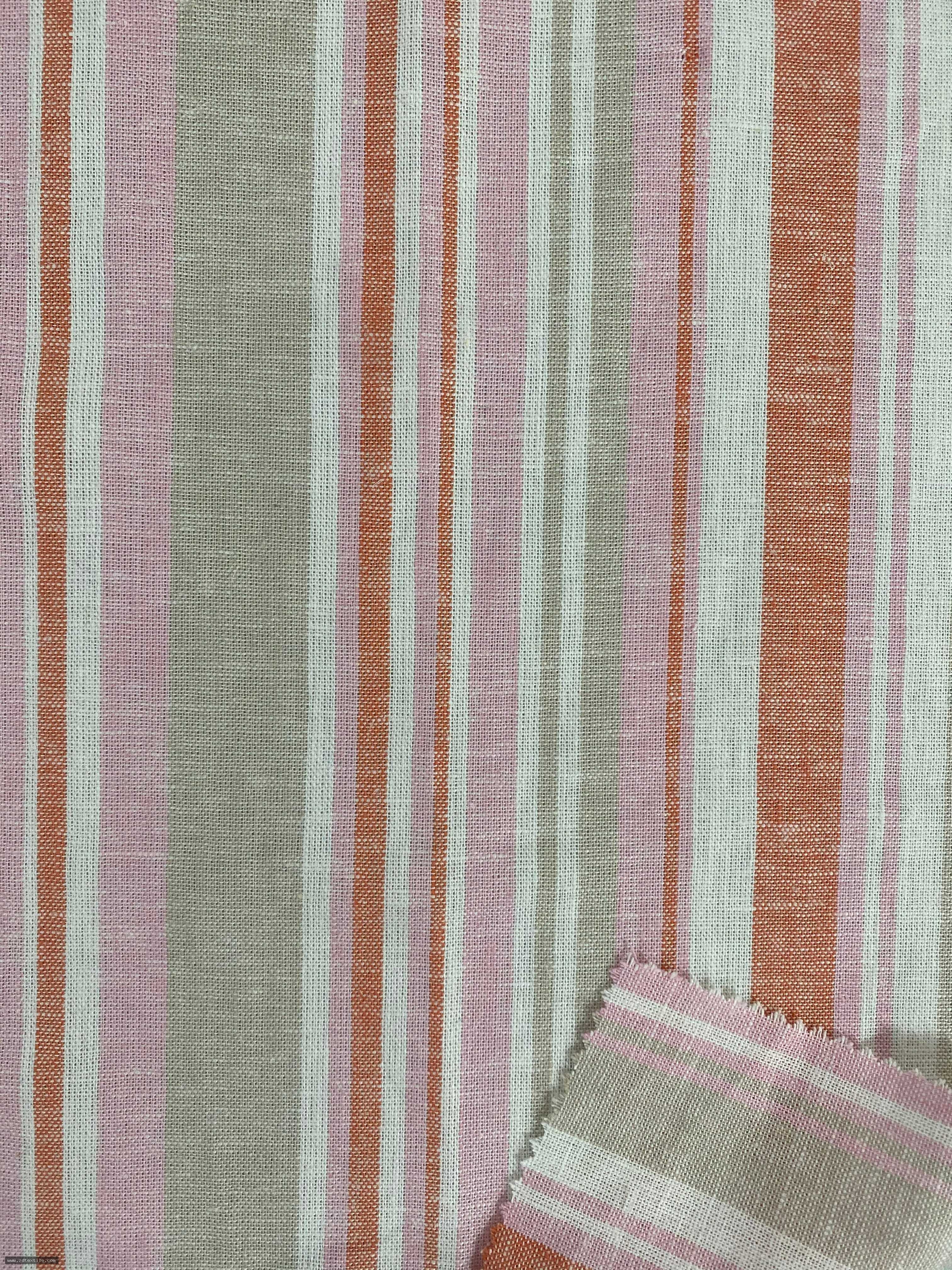 LINEN RAYON Y/D STRIPE